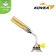 [KOVEA]코베아 브레이징토치 KT-2108(트윈브레이징토치-부탄) 산업용 공작용 동파이프 PVC파이프 용접, 1개