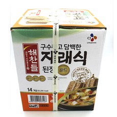 해찬들 재래식된장 14kg, 1개