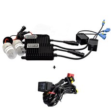 HID 제논 키트 변환 세트 헤드라이트 교체용 세라믹 전구 밸러스트 h1 h4 h7 h8 h11 hb3 hb4 200W, 01 6000K_03 H3, 02 KIT WITH WIRE, 1개