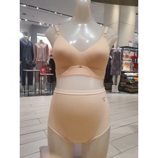 (백화점 정품)마더피아 [와코루 마더피아] 신제품 산전산후 수유겸용 노와이어 브라 배덮는팬티 셋트(RBR001+RPT1901SK) 1714696