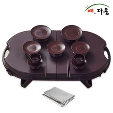 [예다움] 휴대용 성묘용 제기세트 미니 제기상 제사상