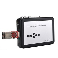 카세트플레이어 USB 테이프 음악 오디오 변환기 캡처 레코더-USB 플래시 드라이브 PC 없음