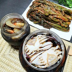 여수간장게장 삼점꽃게장+새우장+돌산갓김치 밥도둑 3종세트, 새우장1kg+갓김치1kg