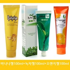 에이스제약 과일젤가성비 세트(바나나+녹차+오렌지) 총300ml 바디 마사지 고보습 수용성 젤 바디오일 수분, 1개, 300ml