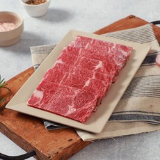 [농협안심한우] 1등급 순삭구이 대패구이용 300g, 1개