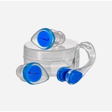 나이키 귀마개 수영귀마개 이어플러그 노즈 클립 세트 NESSA194-458, 포토 블루, 1개