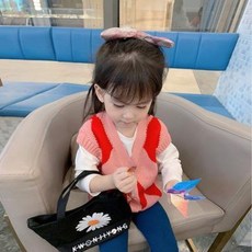 유아 키즈 어린이 아동 옷 남아 여아 상하복 요요를 사랑한 여아 니트 카디건 조끼 춘추복 아동 한복 마티즈 아기 복고 조끼