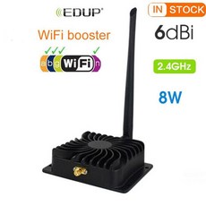 EDUP 2.4Ghz 8W EP AB003 무선 Repetidor Wifi 부스터 광대역 증폭기 무선 라우터 어댑터 Wifi Extender Repeater|무선 라우터|, 1개, 스페인, EU Plug