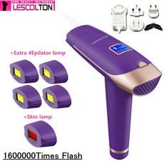 레이저제모기 셀프제모기 Melhor original lescolton ipl lcd a, Federação russa, 보라색 램프 6 개