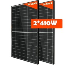 발코니 발전소 홈 시스템 820W 그리드 타이 인버터 820W IP 67 방수 태양 전지 패널 단결정 태양 전지 820W, 1개