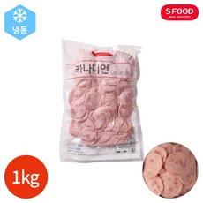 에스푸드 카나디언 슬라이스 소시지 1kg, 단일