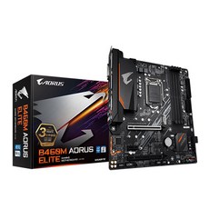 기가바이트 B460M AORUS ELITE 메인보드 (LGA1200 DDR4 M-ATX) 제이씨현, 1개, 선택하세요