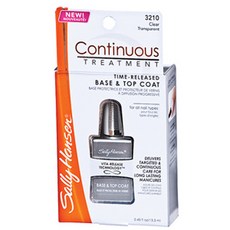 Sally Hansen Continuous Base & Top Coat 0.45 oz. Sally Hansen 연속 베이스 및 탑 코트 0.45oz., 기타, 1개, 1 Count (Pack of 1)