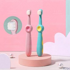 월드홀릭 어린이 칫솔모 물결모양 브러쉬 1세 2세 3세 초미세털 베이비칫솔 dTYS04, 1개, K704
