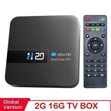 호환 HONGTOP H20 스마트 안드로이드 TV 박스 10.0 2GB 16GB 4K HD 3D 플레이 스토어 H.265 미디어 플레이어 1080P 셋톱, Eu 플러그_2gb 16gb, 없음 - hd미디어플레이어1080p