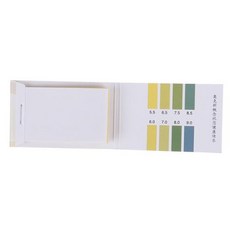 전문 5.5-9.0 Ph 리트머스 종이 Ph 테스트 스트립 물 화장품 토양 산도 테스트 스트립 컨트롤 카드 포함 80 스트립, 1개, 없음, 없음