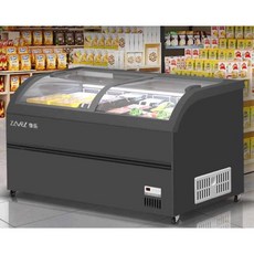 냉장 평대 쇼케이스 젓갈 수평 야채 정육점 수산물 업소용, 화이트 1500x755x850 450L