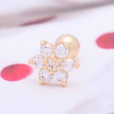 14k꽃피어싱