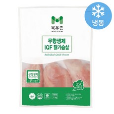 목우촌 무항생제 IQF 닭가슴살(냉동), 2개, 1kg