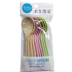 그린 스푼 플라스틱수저세트 국물수저세트 일회용숟가 O1EA, 1개