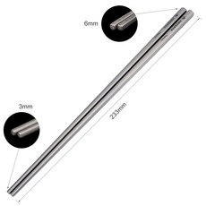 캠핑젓가락 경량 티타늄 젓가락 스푼 포크 가정용 야외 캠핑 하이킹 피크닉 식기, 1개, 01 Chopsticks