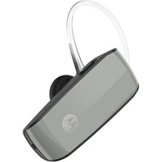 Motorola HK375 모노 블루투스 헤드셋 - IPX4 방수 진정한 무선 이어피스 - 스테레오 음질 8.5H 통화 시간 6일 대기 33피트 전송 범위 - 음성 비서 -, Silver, Silver
