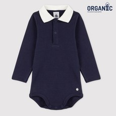 PETIT BATEAU [23FW] 베이비 폴로 카라 바디수트