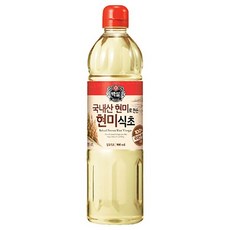 백설 현미식초, 900ml, 8개