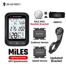자전거파워미터 SHANREN-자전거 컴퓨터 사이클링 무선 블루투스 GPS 사이클로컴퓨터 속도계 추정 파워 미, 09 Group 10, 1개