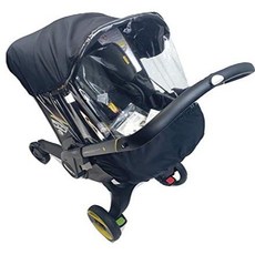 Sasha’s Rain and Wind Cover: Compatible with The Doona Infant Sasha의 비 및 바람 커버: Doona 모두용 카시트와 호환 가, Sasha’s Rain and Wind Cover: C, 1개