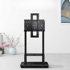 TV스탠드 거치대 이동식 모니터 회의실 스크린 선반, (핫셀 모델) 32-70인치