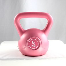 헬스 피트니스 여성 남성 가정용 아령 경기 힙업 플라스틱 주입 공 220KG, 분홍 색깔 /6킬로그램 /개