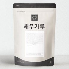 국산 새우가루 새우분말 100% 천연조미료, [파우치] 새우분말 500g (국산), 1개