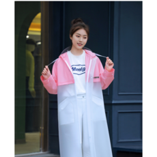 여성롱레인코트