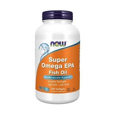 NOW 보충제 Super Omega EPA 360 EPA/240 DHA 분자 증류 심혈관 지원* 240 소프트겔BGSL, 0-240 Softgels