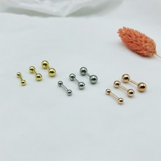 예스화인 써지컬스틸 기본 바벨 볼피어싱