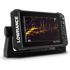 Lowrance 로렌스 Elite FS 7 어군 탐지기, 변환기 없음, 9인치, 기본