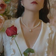 유리팬던트목걸이