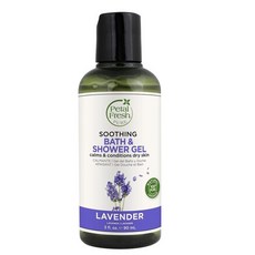 Petal 프레시 퓨어 수딩 배스 샤워 젤 라벤더 3 유체 온스 Fresh Pure Soothing Bath Shower Gel Lavender Fluid Ounce, 단일상품