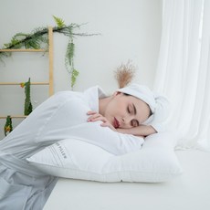 진드기차단 마이크로 화이바 경추 베개 (1+1) (솜 커버포함)