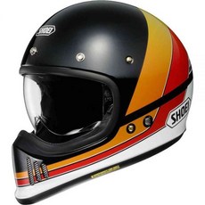 Shoei 쇼에이 EX-Zero Equation 헬멧 Helmet 모터사이클 오토바이 바이크 983386, Black/Red/Yellow, XS (53/54)