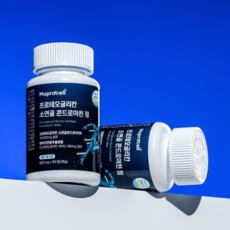 뉴프로셀 프로테오글리칸 연어코연골 소연골 콘드로이친 식약처 HACCP 인증 600mg x 60정 1개, 2개