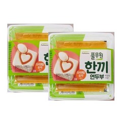 풀무원 한끼연두부 오리엔탈유자 (110gx2입), 220g, 2개