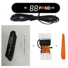 테슬라 HUD 헤드업 디스플레이 2019 ~ 2022 모델 3 Y 전자 속도계 자동차 GPS 액세서리, [01] Black, 한개옵션1