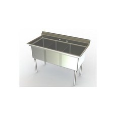 디럭스 NSF 3 볼 싱크대, 1개
