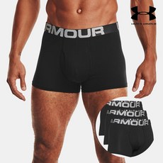 언더아머 남성 UA Charged Cotton 3 Boxerjock - 3팩 1363616-001