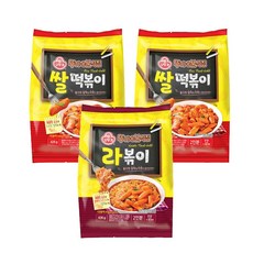 [오뚜기] 뚜기네 분식집 쌀떡볶이 2봉라볶이 1봉 리뷰후기