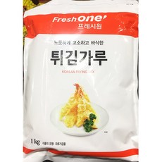 프레시원 [㈜제이푸드서비스] 프레시원 튀김가루 1Kg X 10, 10kg, 1개