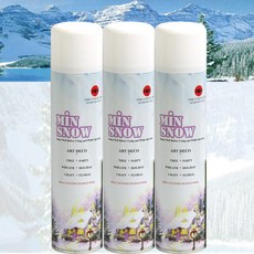 녹지않는 눈스프레이 3개 무료배송/ 크리스마스트리 눈장식용