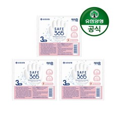 유한양행 [본사직영] 해피홈 SAFE365 비누 핑크포레향 (85g 3입)x3개, 18개, 85g